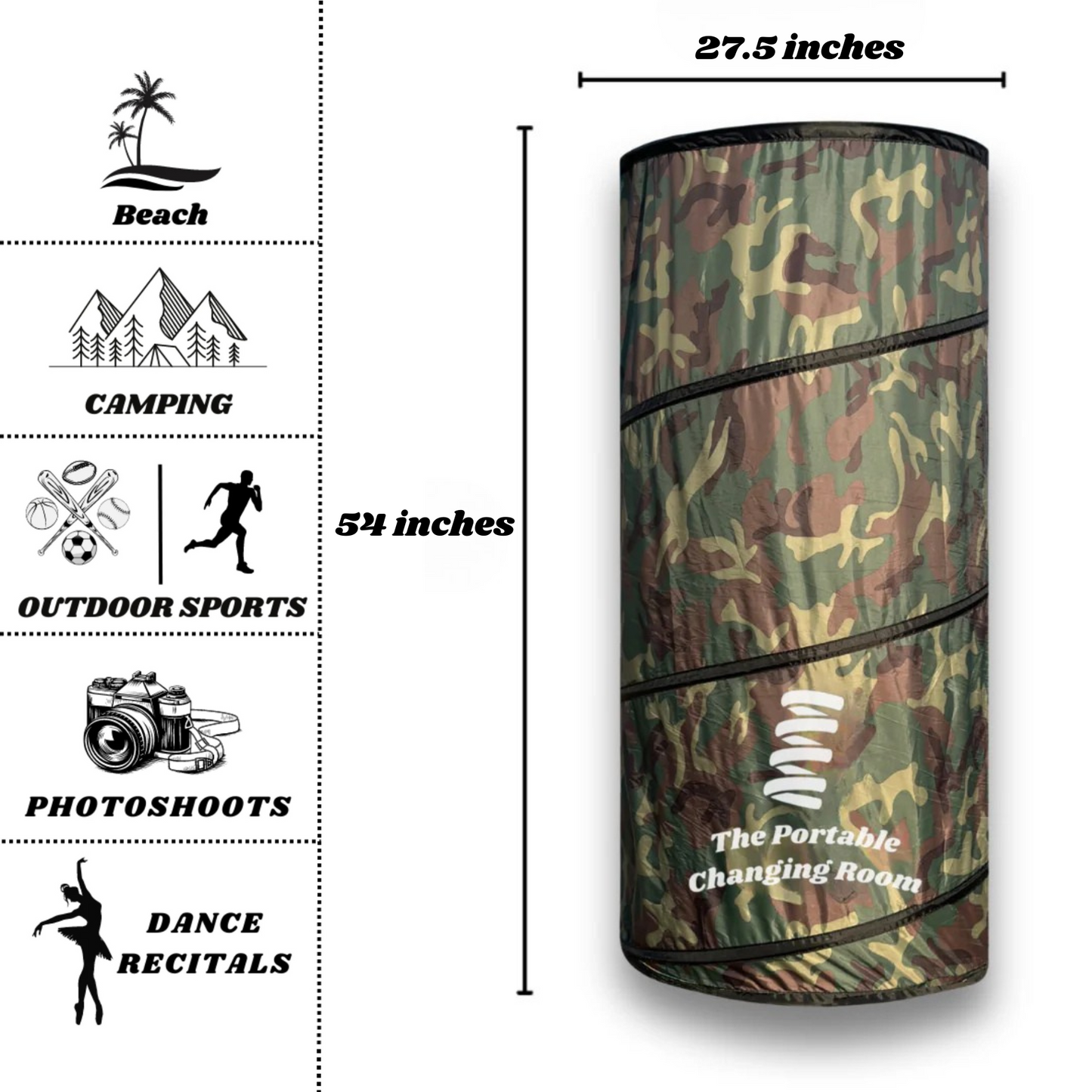 The Portable Changing Room - Camo